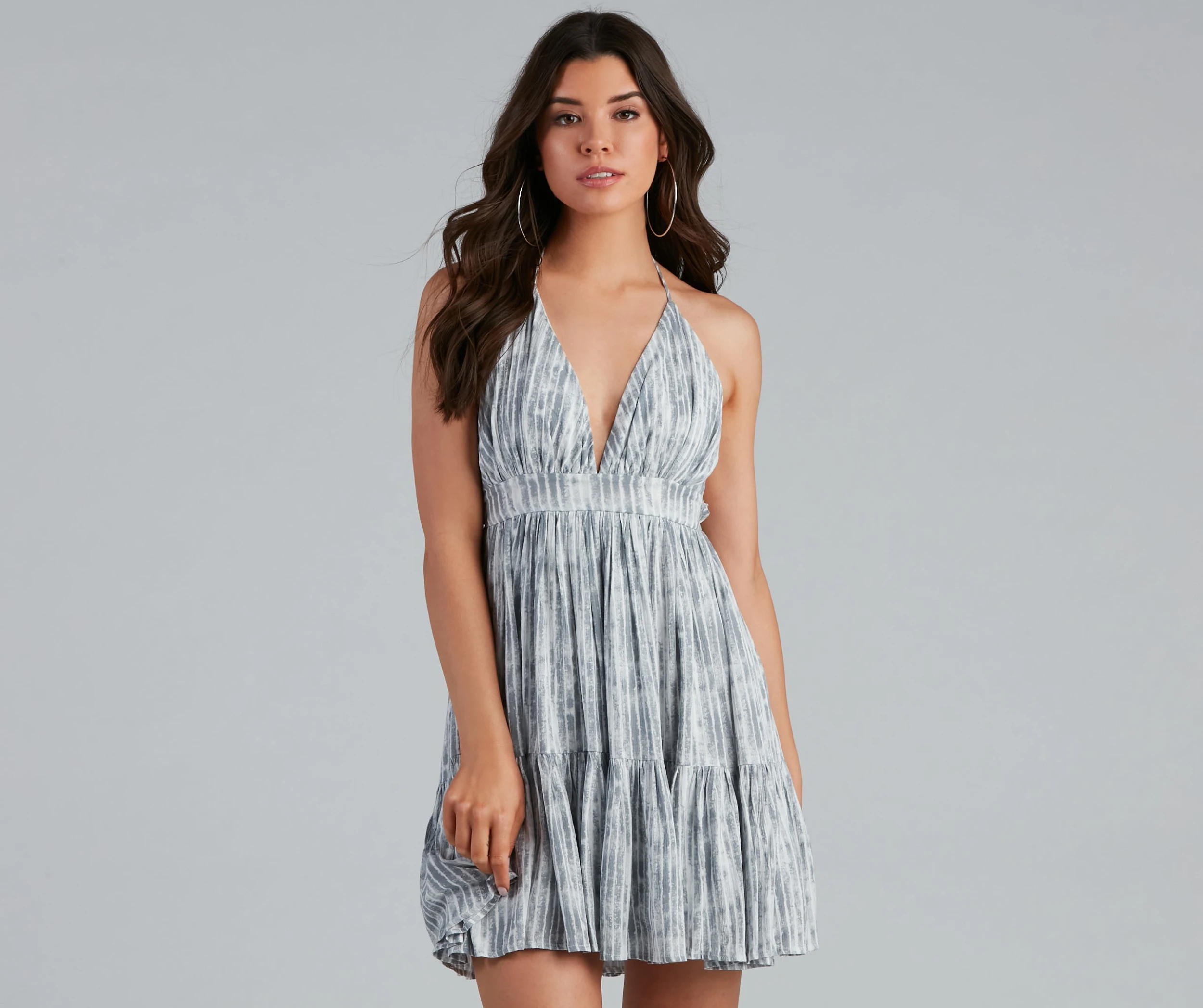 Free-Spirited Darling Tie-Dye Mini Dress Windsor. Free-Spirited Darling Tie-Dye Mini Dress -Specialtycookwareus 05102 1952 1