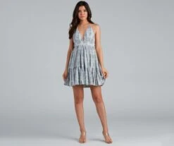 Windsor. Free-Spirited Darling Tie-Dye Mini Dress 4 Windsor. Free-Spirited Darling Tie-Dye Mini Dress -Specialtycookwareus 05102 1952 3