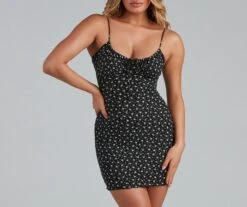 Windsor. Floral Fever Ribbed Knit Mini Dress -Specialtycookwareus 05102 2032 4 114a1983 c320 4658 8c6e 668d4c5f9b77