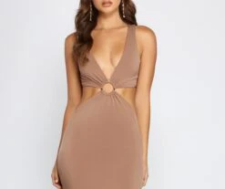 Windsor. Put A Ring On It Cutout Mini Dress -Specialtycookwareus 05102 2139 4