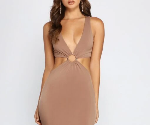 Windsor. Put A Ring On It Cutout Mini Dress -Specialtycookwareus 05102 2139 4