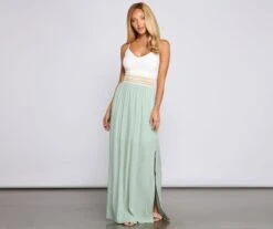 Windsor. Effortlessly Stunning Crochet Waist Maxi Dress -Specialtycookwareus 05102 2370 1