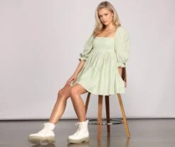 Windsor. Sweet Style Babydoll Dress -Specialtycookwareus 05102 2443 5 26490991 848c 4b36 842a 5aa0692e7769