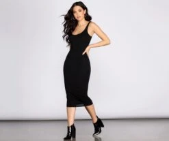 Windsor. Basic Essentials Midi Dress -Specialtycookwareus 05102 2906 4 eb859c8a 32f7 4261 8068 9563b9c9e557