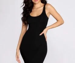 Windsor. Basic Essentials Midi Dress -Specialtycookwareus 05102 2906 5