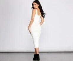 Windsor. Basic Essentials Midi Dress -Specialtycookwareus 05102 3107 2