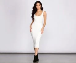 Windsor. Basic Essentials Midi Dress -Specialtycookwareus 05102 3107 3