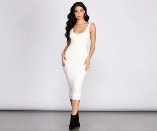 Windsor. Basic Essentials Midi Dress -Specialtycookwareus 05102 3107 3
