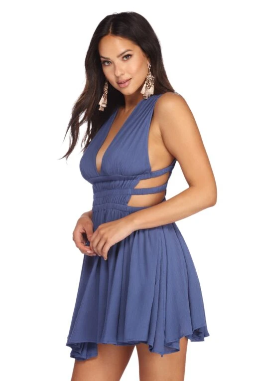 Windsor. Summer Vibes Gauzy Mini Dress -Specialtycookwareus 05102 375 4
