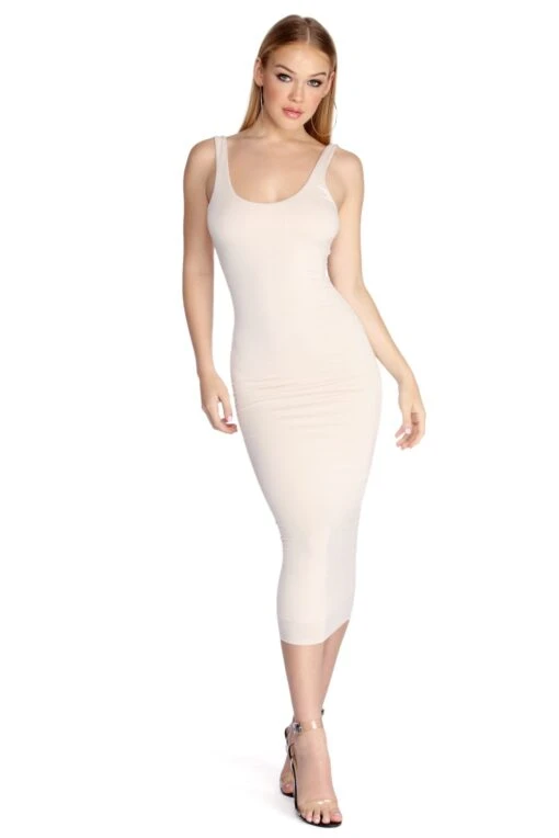 Windsor. Basic Essentials Midi Dress -Specialtycookwareus 05102 3791 1 327e9961 ad1f 4ff3 bc30 2146d0a482ee