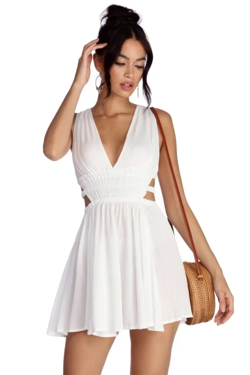 Windsor. Summer Vibes Gauzy Mini Dress -Specialtycookwareus 05102 3846 1 54465443 0678 4d11 9035 46ec821f9d9b
