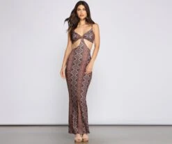 Windsor. Carefree Bohemian Chic Cutout Maxi Dress -Specialtycookwareus 05102 4064 1