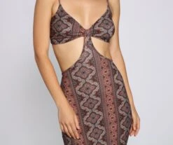 Windsor. Carefree Bohemian Chic Cutout Maxi Dress -Specialtycookwareus 05102 4064 3