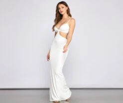 Windsor. Stunning Style Cutout Maxi Dress -Specialtycookwareus 05102 4079 4