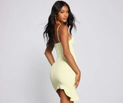Windsor. Sweet Like Candy Ruffle Mini Dress -Specialtycookwareus 05102 4087 2