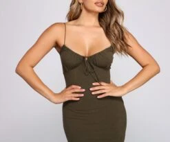 Windsor. What's The Scoop Ribbed Knit Mini Dress -Specialtycookwareus 05102 4162 4