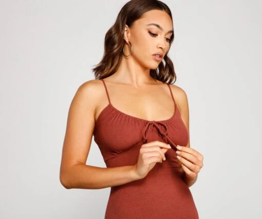 Windsor. What's The Scoop Ribbed Knit Mini Dress -Specialtycookwareus 05102 4163 4