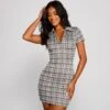 Windsor. Preppy Trendsetter Plaid Mini Dress -Specialtycookwareus 05102 4244 1