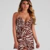 Windsor. Feelin' Wild Sleeveless Slip Dress -Specialtycookwareus 05102 4245 1