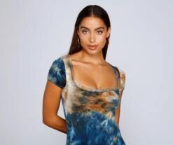 Windsor. Cool Girl Vibes Tie-Dye Mini Dress -Specialtycookwareus 05102 4249 4