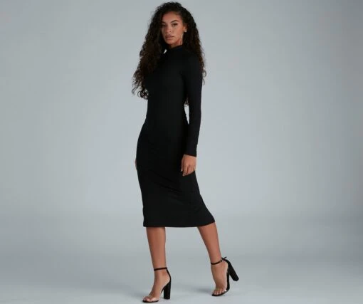 Windsor. Chic Basic Mock Neck Mini Dress -Specialtycookwareus 05102 4281 1 56d8fcfb 5117 4cab b533 ff020c43b062