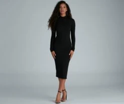 Windsor. Chic Basic Mock Neck Mini Dress -Specialtycookwareus 05102 4281 4 56b29d76 2984 419b b072 69fff6884a52