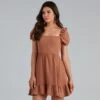 Windsor. Charmed By Ruffles Short A-Line Dress -Specialtycookwareus 05102 4338 1