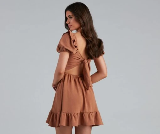 Windsor. Charmed By Ruffles Short A-Line Dress -Specialtycookwareus 05102 4338 2