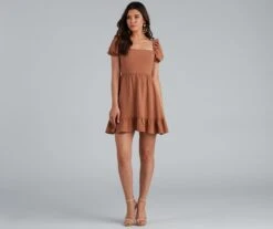 Windsor. Charmed By Ruffles Short A-Line Dress -Specialtycookwareus 05102 4338 3