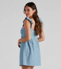 Windsor. Picnic Date Eyelet Lace V-Neck Dress -Specialtycookwareus 05102 4386 3