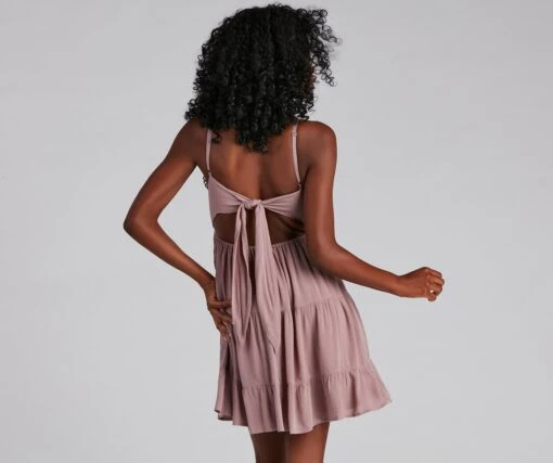 Windsor. Let It Flow Crochet V-Neck Skater Dress -Specialtycookwareus 05102 4396 2