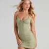 Windsor. Love Story Scoop Neck Mini Dress -Specialtycookwareus 05102 4402 1
