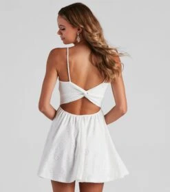 Windsor. Easy Breezy Eyelet Skater Dress -Specialtycookwareus 05102 4415 3