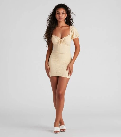 Windsor. Summer Love Eyelet Mini Dress -Specialtycookwareus 05102 4433 3