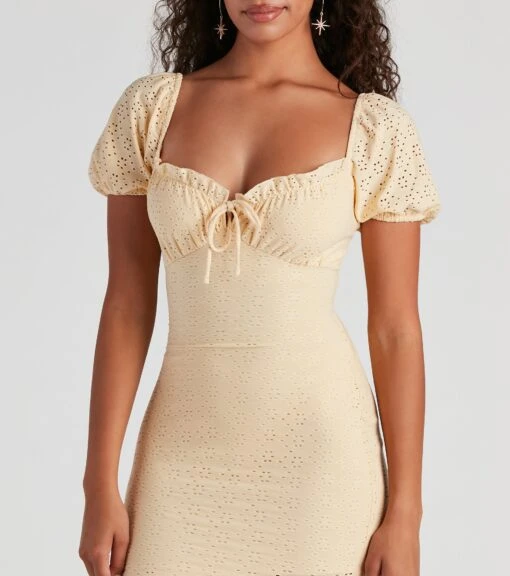 Windsor. Summer Love Eyelet Mini Dress -Specialtycookwareus 05102 4433 4