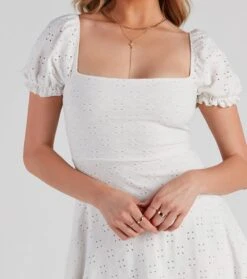 Windsor. Make Way Square Neck Skater Dress -Specialtycookwareus 05102 4446 5