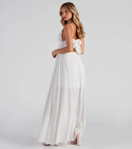 Windsor. Boho Breeze Crochet Maxi Dress -Specialtycookwareus 05102 4449 2 1