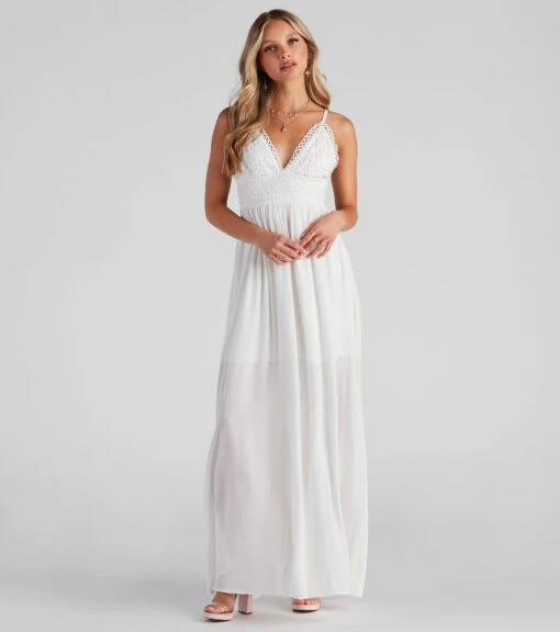 Windsor. Boho Breeze Crochet Maxi Dress -Specialtycookwareus 05102 4449 3 1