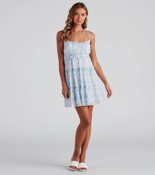 Windsor. Sway With Me Floral Chiffon Dress -Specialtycookwareus 05102 4495 2