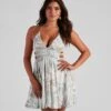 Windsor. Under The Palms Halter Skater Dress -Specialtycookwareus 05102 4499 3