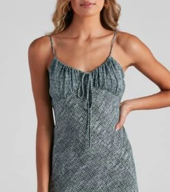 Windsor. Bohemian Oasis Scoop Neck Midi Dress -Specialtycookwareus 05102 4652 4