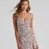 Windsor. Ahead Of The Pack V-Neck Mini Dress -Specialtycookwareus 05102 4653 1
