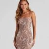 Windsor. Soft Serve Marble Print Mini Dress -Specialtycookwareus 05102 4662 1