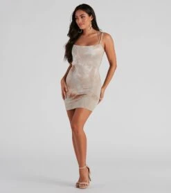 Windsor. Trendy Neutral Tie-Dye Mini Dress -Specialtycookwareus 05102 4690 1 1