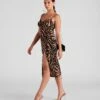 Windsor. So Sleek Zebra Print Midi Dress -Specialtycookwareus 05102 4703 1