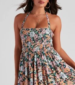 Windsor. Floral Feels Halter Skater Dress -Specialtycookwareus 05102 4707 4 9ecb4be8 1734 4237 84d6 c328369eb68d