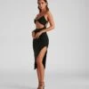 Windsor. Nothing But Sultry V-Neck Midi Dress -Specialtycookwareus 05102 4724 1