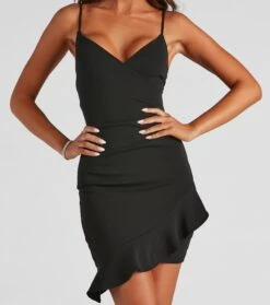 Windsor. Sweet Like Candy Ruffle Mini Dress -Specialtycookwareus 05102 4744 4