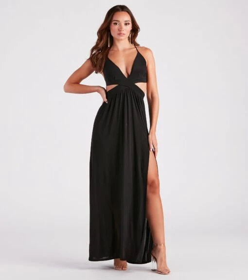 Windsor. Pretty In Paradise Strappy Cutout Maxi Dress -Specialtycookwareus 05102 4752 1