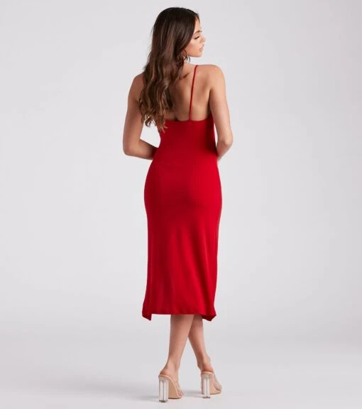Windsor. Back Of My Mind Crepe Slip Dress -Specialtycookwareus 05102 4826 2